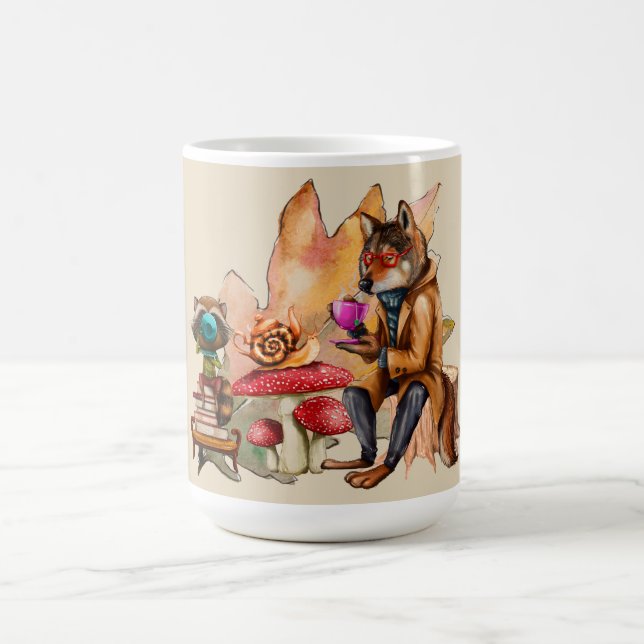 Forest Tea Party Kaffeetasse (Mittel)