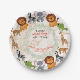 Forest Theme : In die Wild Baby Shower Teller