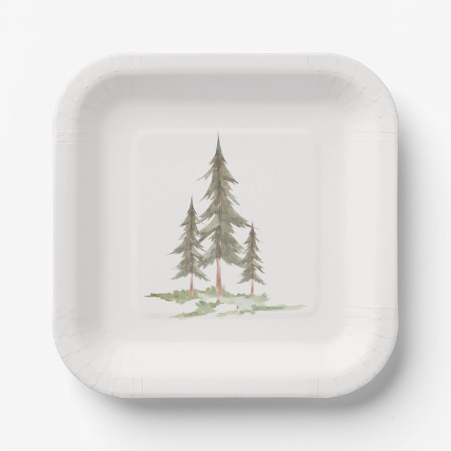 Forest Themed Teller (Vorderseite)
