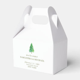 Forest Tree Elegante Blume Geschenkschachtel