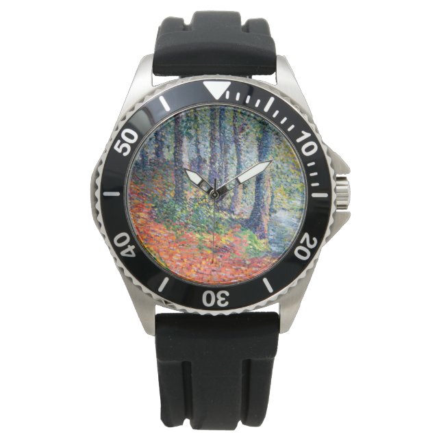 Forest UnderGrowth (von Léo Gausson) Armbanduhr (Vorderseite)