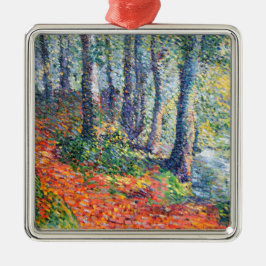 Forest UnderGrowth (von Léo Gausson) Ornament Aus Metall