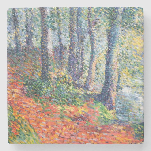 Forest UnderGrowth (von Léo Gausson) Steinuntersetzer (Vorderseite)