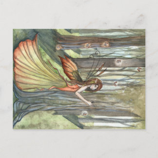 Forest Verzauberung Faia Kunst, Dichtung und Musik Postkarte