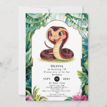 Forest Viper Snake Birthday
