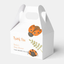 Forest Watercolor Kleine Ladybug Babydusche