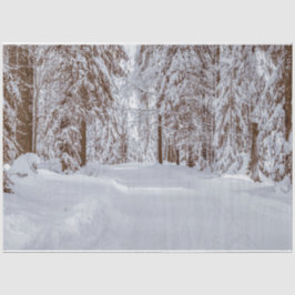 Forest Winter 11 Dekoupage Tissue Seidenpapier