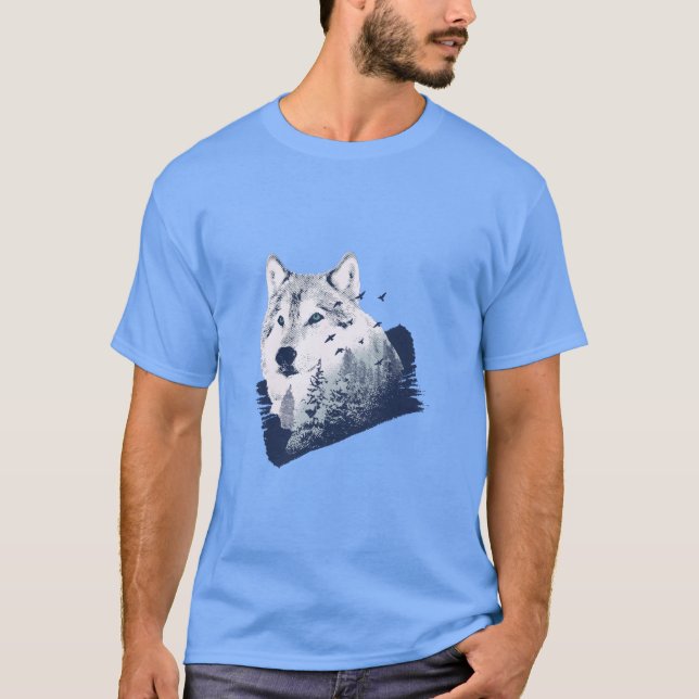Forest Wolf T-Shirt (Vorderseite)