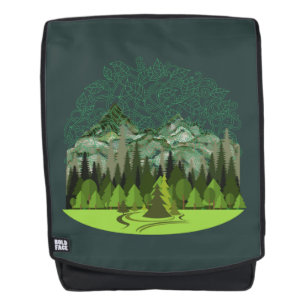 Forest, Wood, Nature Rucksack
