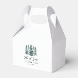 Forest Woodland Tree Pine Danke Geschenkschachtel