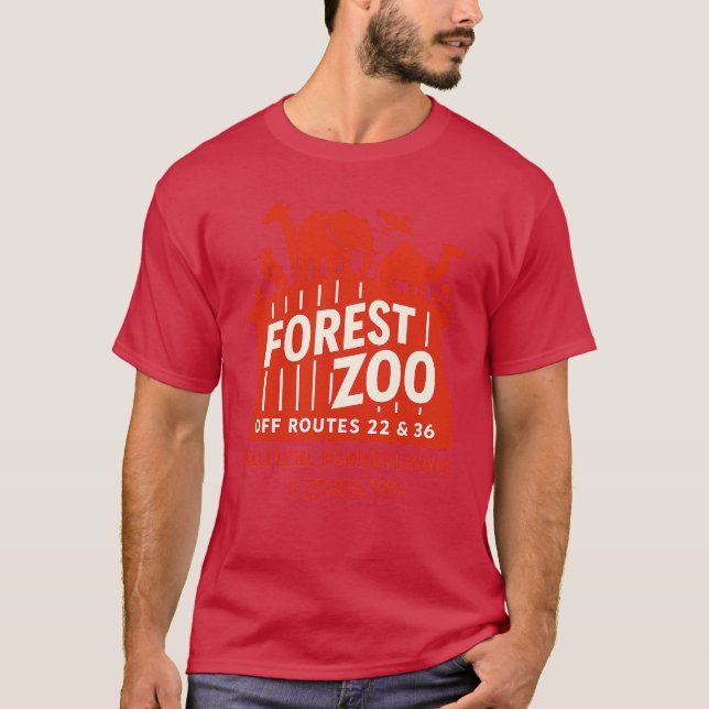 Forest Zoo - Gallitzin, PA T-Shirt (Vorderseite)