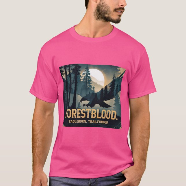 Forestblood – Espíritu Salvaje Nacido del Bosque T-Shirt (Vorderseite)