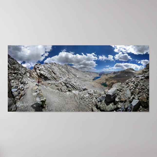 Forester Pass Switchbacks - John Muir Trail Poster (Vorne)