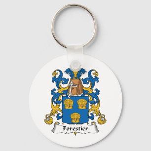 Forestier Familienwappen Schlüsselanhänger