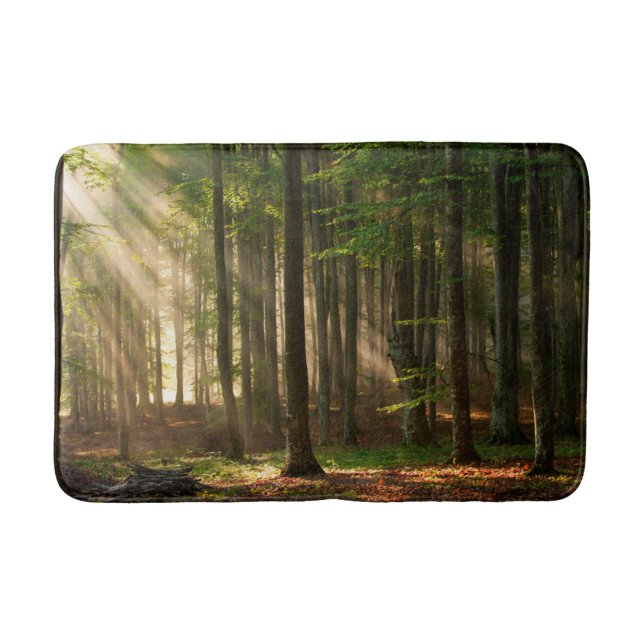 Forests | Autumn Forest Badematte (Vorderseite)