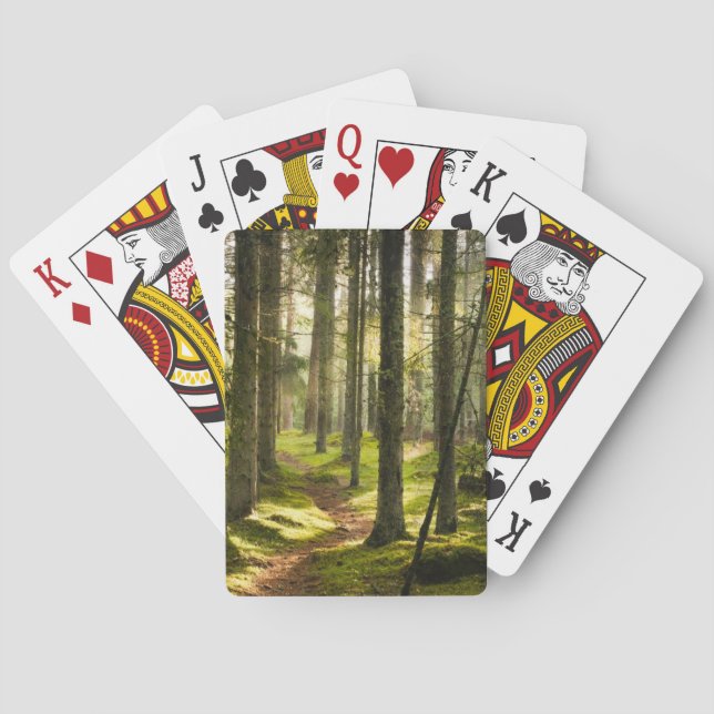 Forests Boreal Forest Sweden Spielkarten (Rückseite)