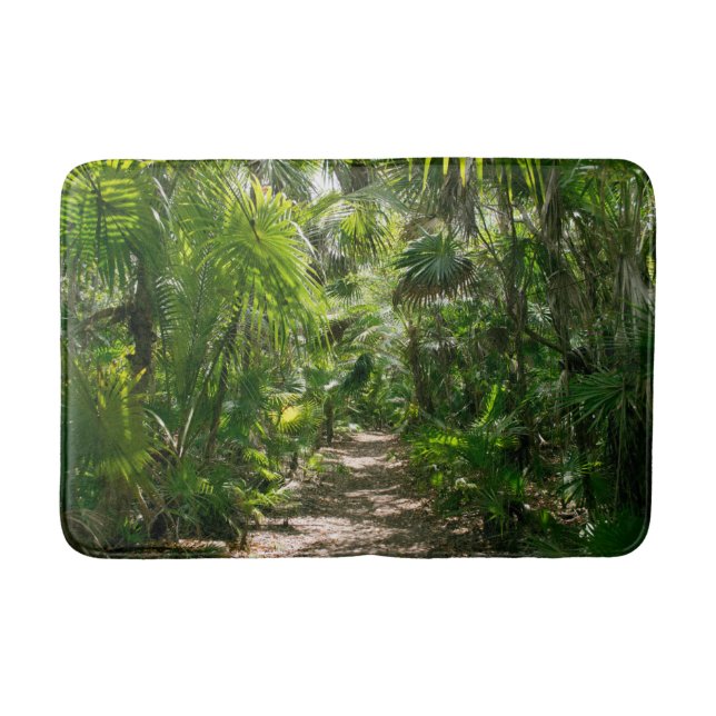 Forests Tropical Rainforest Tulum Mexico Badematte (Vorderseite)