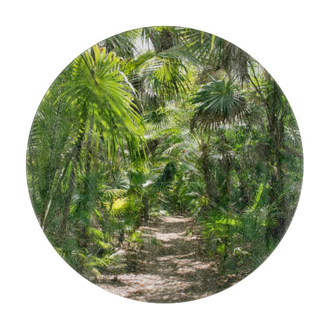 Forests Tropical Rainforest Tulum Mexico Schneidebrett (Vorderseite)