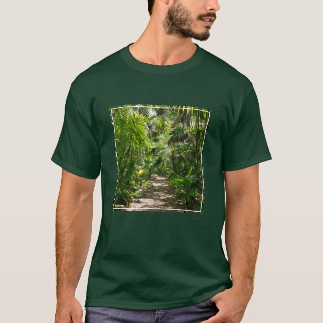 Forests Tropical Rainforest Tulum Mexico T-Shirt (Vorderseite)