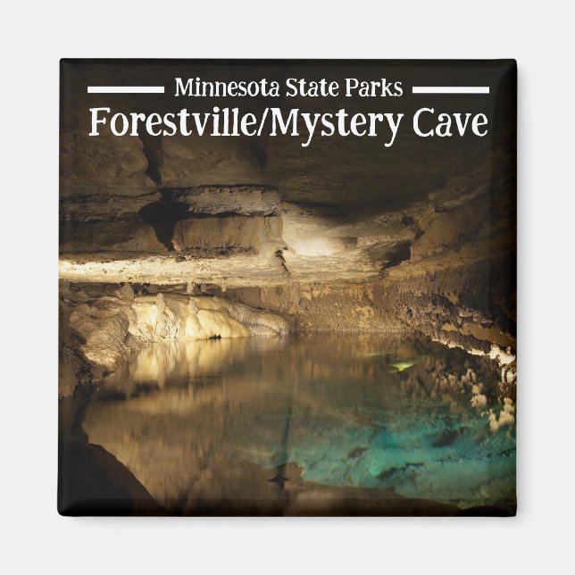 Forestville/Mystery Cave Staat Park Magnet (Vorne)