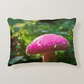 Forêt de champignons de Whimsical Coussin horizont
