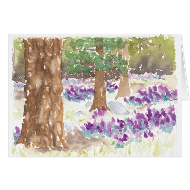 Forêt de fleur sauvage (Devant horizontal)