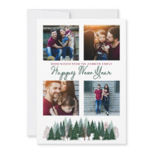 Forêt de pins | Bonne année | Carte photo