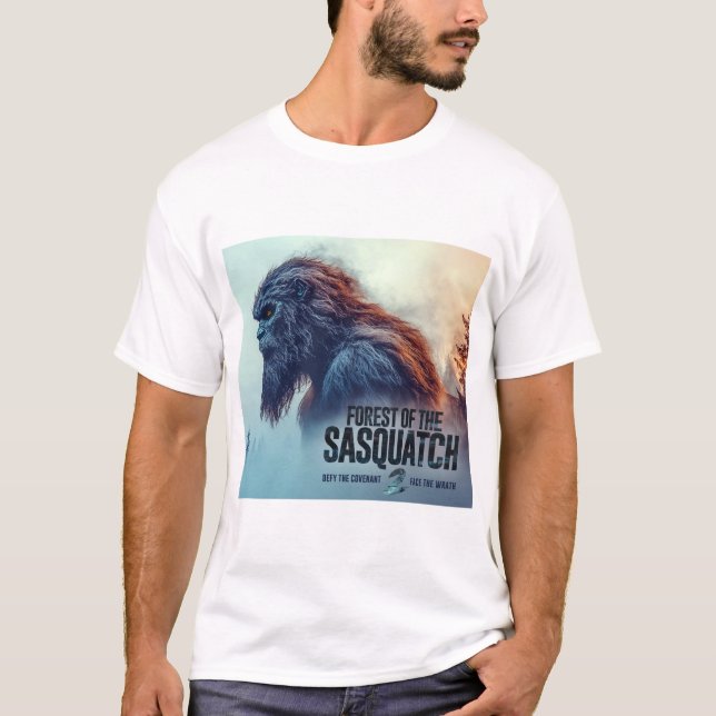 Forêt du T-shirt Sasquatch (Devant)