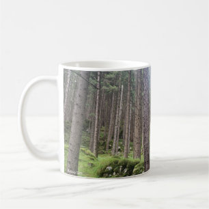 Forêt Ensoleillée - Tasse de Photographie de Bois