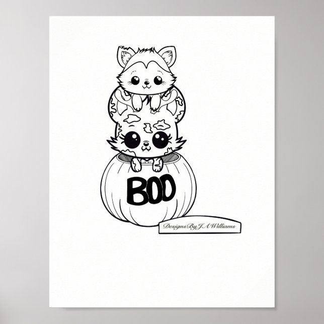 Forêt et Archer Couleur de votre propre affiche (Devant)