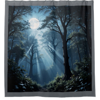 Forêt Lune Whispers Douche rideau Design