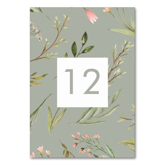 Forêt magique | Carte de table (Par défaut)