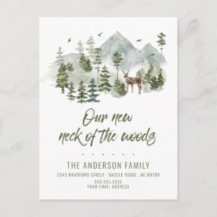 Forêt Nouveau cou de la forêt Faire-part mobile