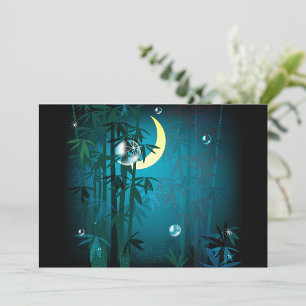 Forêt Tropicale Sur Invitations De Nuit