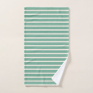 Forêt vert et beige cinq bandes motif