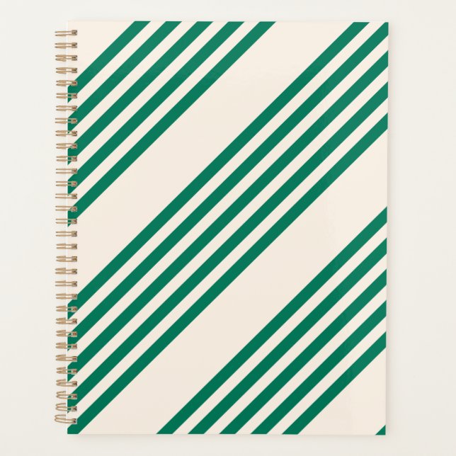 Forêt vert et beige cinq bandes motif (Devant)