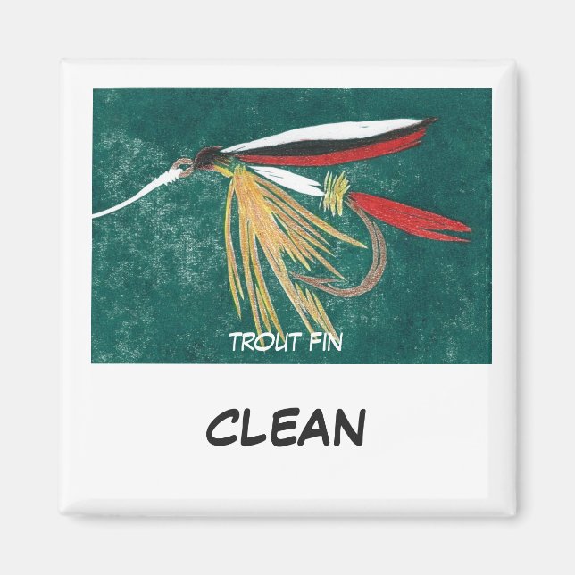 "Foreut Fin" Dish Washer Status Magnet (Vorne)