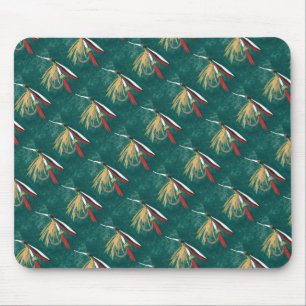 "Foreut Fin Tiled" Trout Fly Mousepad
