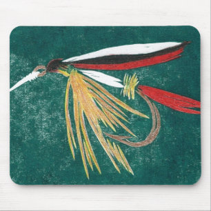 "Foreut Fin" Trout Fly Mousepad