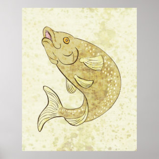 Foreut Fisch Springposter Poster