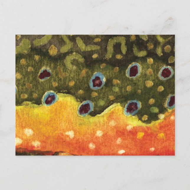 Foreut Fishing Postkarte (Vorderseite)