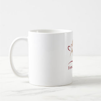 Forever & Always" Minimalist Couple Mug - Elegant  Kaffeetasse