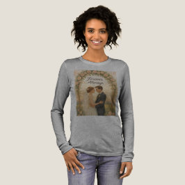 Forever & Always - Romantische Wasserfarbenhochzei Tri-Blend Shirt