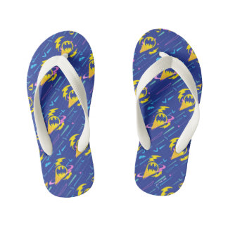 Forever Batman Bat Signalmuster Kinderbadesandalen