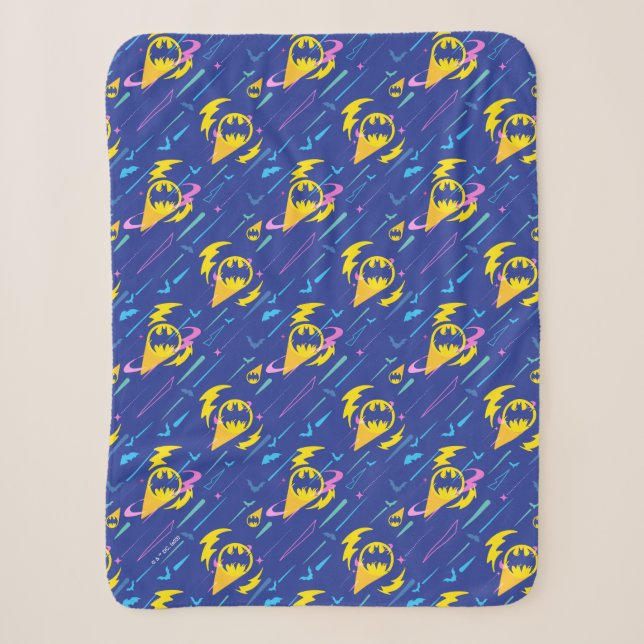 Forever Batman Bat Signalmuster Sherpadecke (Vorderseite)