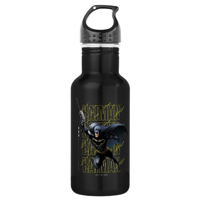 Forever Batman Grappling Hook Edelstahlflasche (Vorderseite)