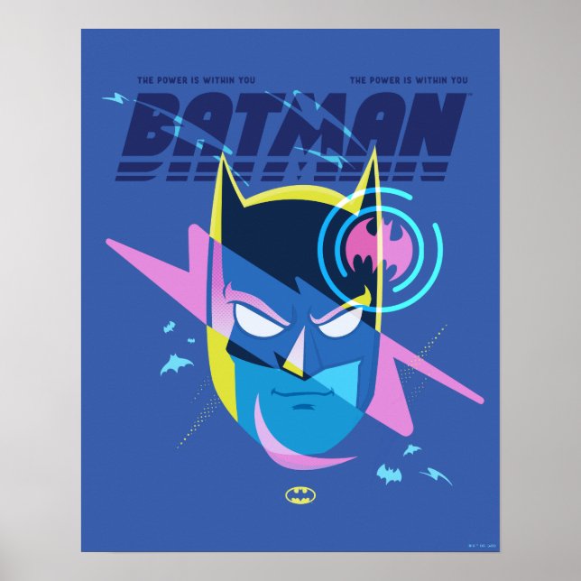 Forever Batman Light Up Head Graphic Poster (Vorne)