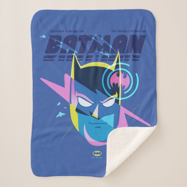 Forever Batman Light Up Head Graphic Sherpadecke (Vorderseite)