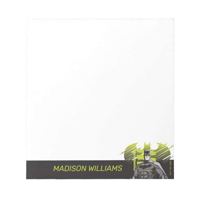 Forever Batman Power Up Character Art Notizblock (Vorderseite)