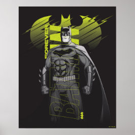 Forever Batman Power Up Character Art Poster